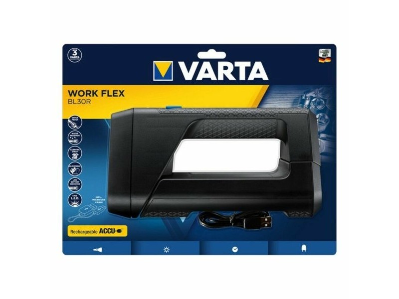фенер Varta Work Flex 600 lm Черен