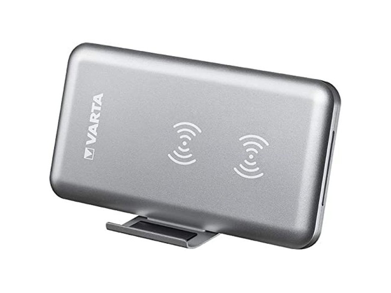Безжична Външна Батерия Varta Fast Wireless Сребро