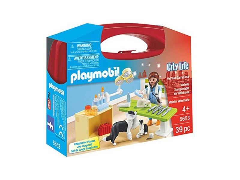 Playset City Life Veterinarian Playmobil 5653 (39 pcs)