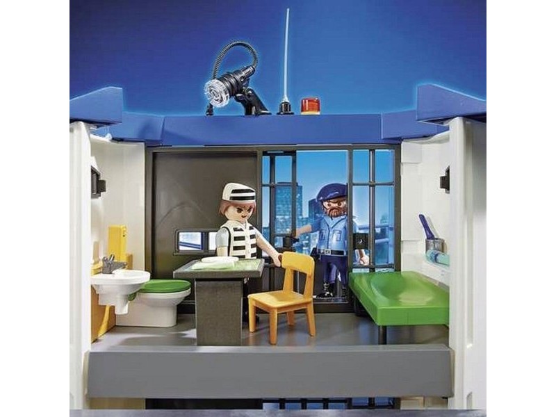 Playset City Action Police Station with Prison Playmobil 6919