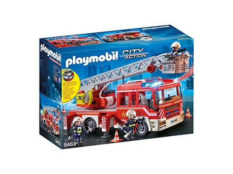 Игра Комплект Превозни Средства City Action Playmobil 9463 (14 pcs) Пожарникарски Камион