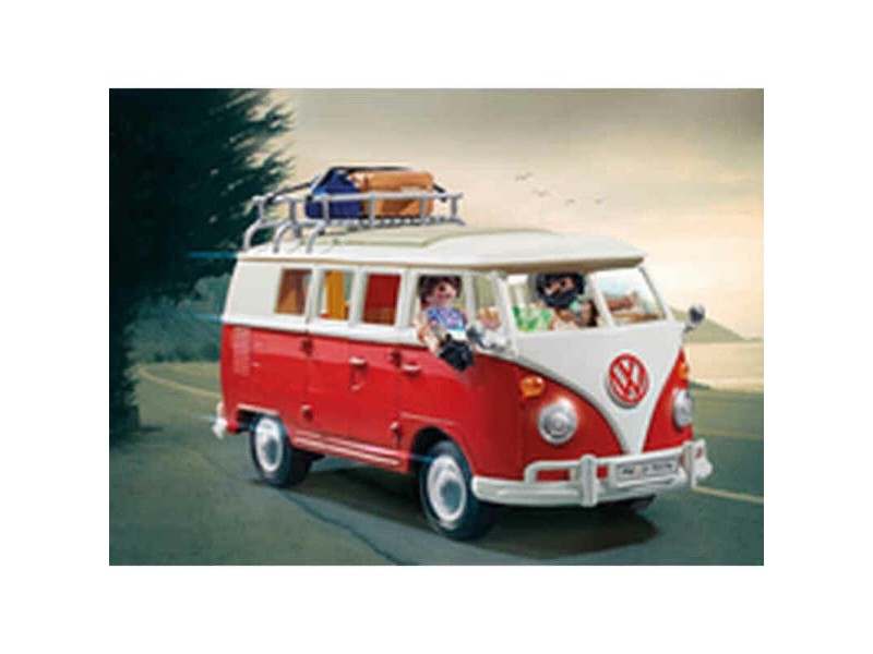 Игра Комплект Превозни Средства Playmobil 70176 Volkswagen T1 Bus Червен
