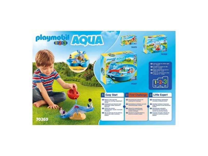 Playset 1,2,3 Water Rocker with Sprinkler Playmobil 70269 ( 7 pcs)