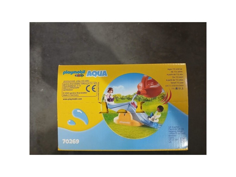 Playset 1,2,3 Water Rocker with Sprinkler Playmobil 70269 ( 7 pcs)
