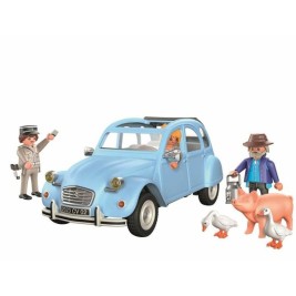 Игра Комплект Превозни Средства Playmobil Син Кола 57 Части