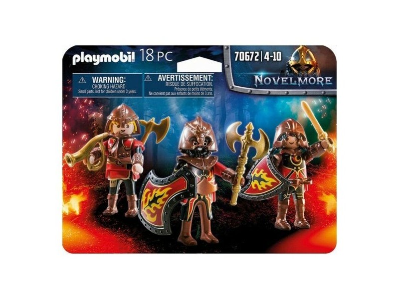 Комплект фигури Novelmore Fire Knigths Playmobil 70672 (18 pcs)