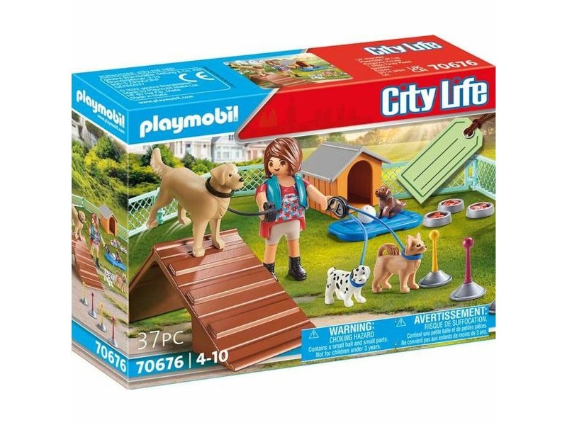 Playset Playmobil City Life Куче Тренировка 70676 (37 pcs)