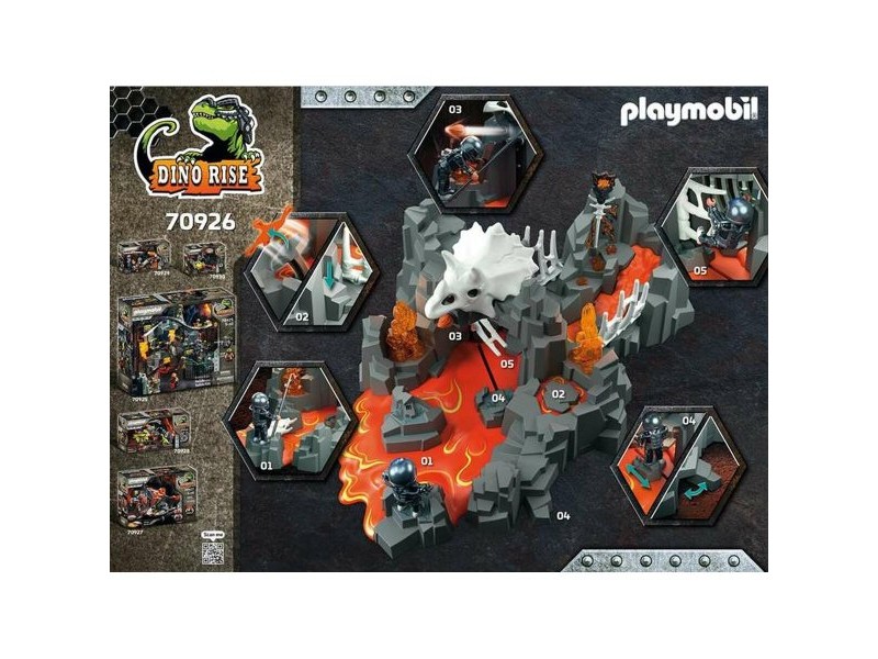 Playset Playmobil Dino Rise Lava Fountain Guardian 70926