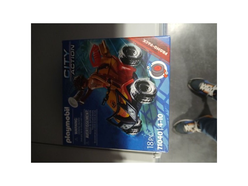 Playset Playmobil City Action Rescue Quad  18 Части 71040