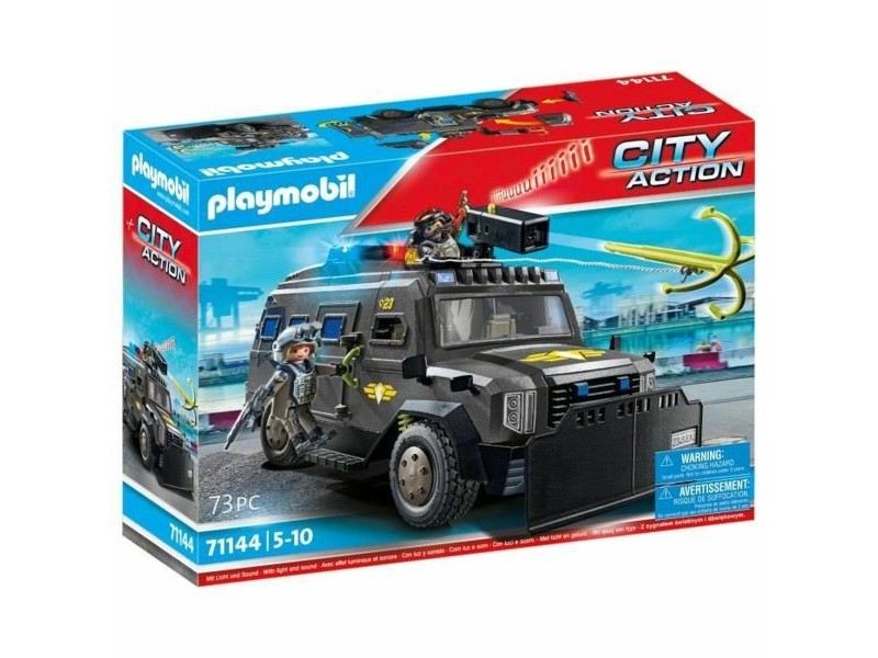 Комплект играчки Playmobil Police car City Action Пластмаса