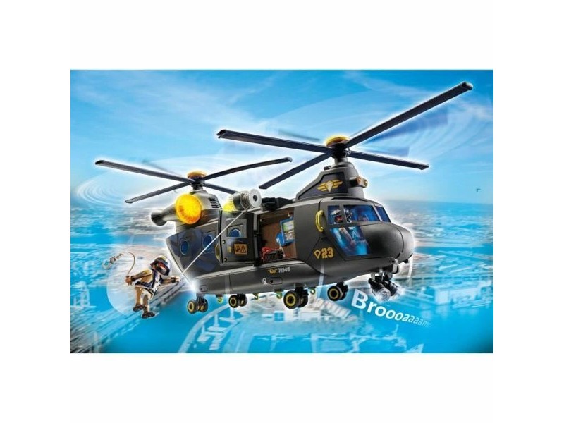 Комплект играчки Playmobil Police Plane City Action Пластмаса