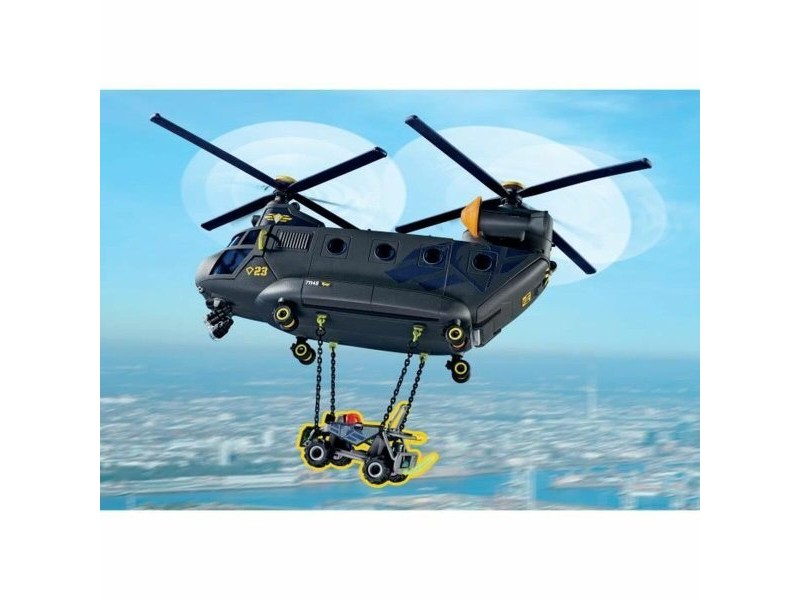 Комплект играчки Playmobil Police Plane City Action Пластмаса