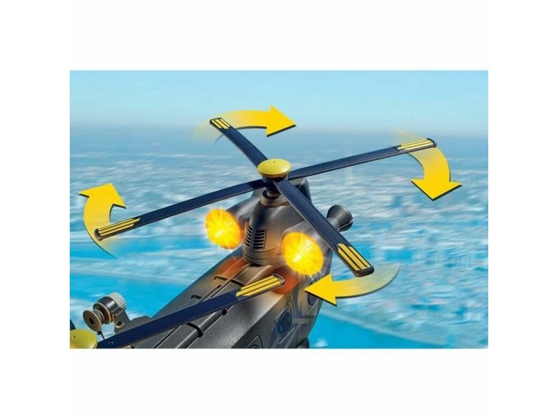 Комплект играчки Playmobil Police Plane City Action Пластмаса