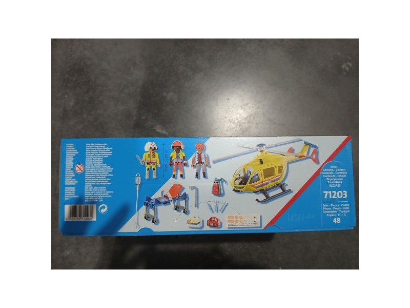 Playset Playmobil 71203 City Life Rescue Helicopter 48 Части