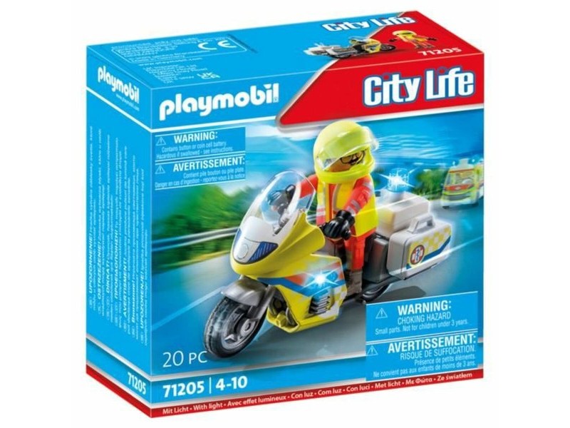 Игра Комплект Превозни Средства Playmobil 71205 Мотоциклет 20 Части