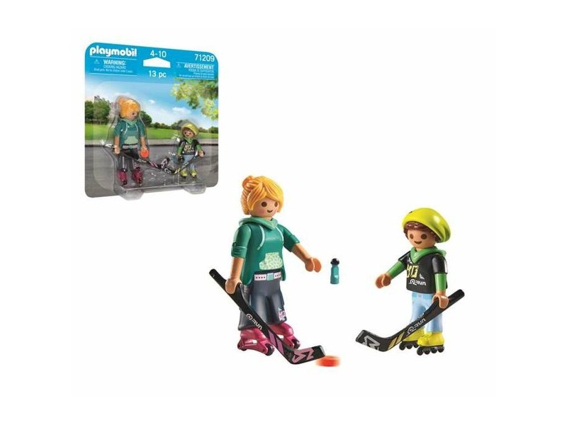 Playset Playmobil 71209 13 Части Играч на хокей Duo Playset Playmobil 71209 13 Части Играч на хокей Duo