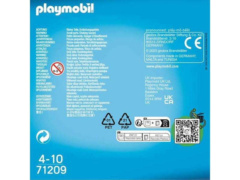 Playset Playmobil 71209 13 Части Играч на хокей Duo Playset Playmobil 71209 13 Части Играч на хокей Duo