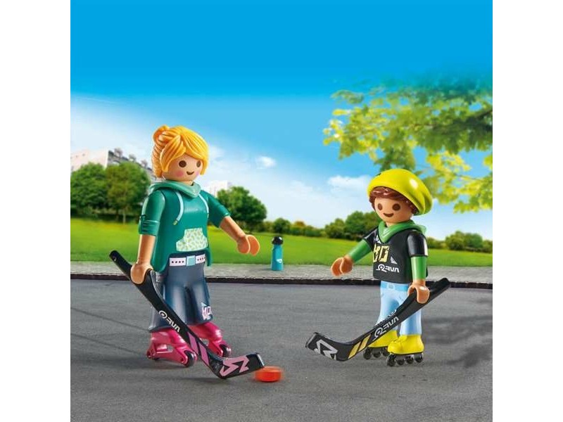 Playset Playmobil 71209 13 Части Играч на хокей Duo Playset Playmobil 71209 13 Части Играч на хокей Duo