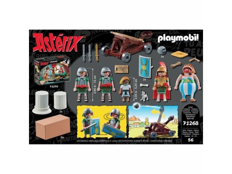 Playset Playmobil Astérix: Numerobis and the Battle of the Palace 71268 56 Части