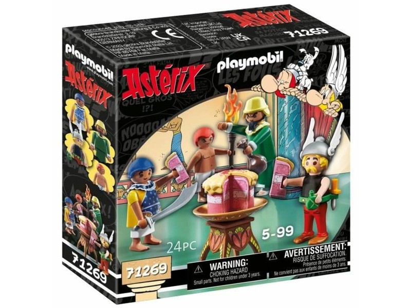 Playset Playmobil Asterix: Amonbofis and the poisoned cake 71268 24 Части