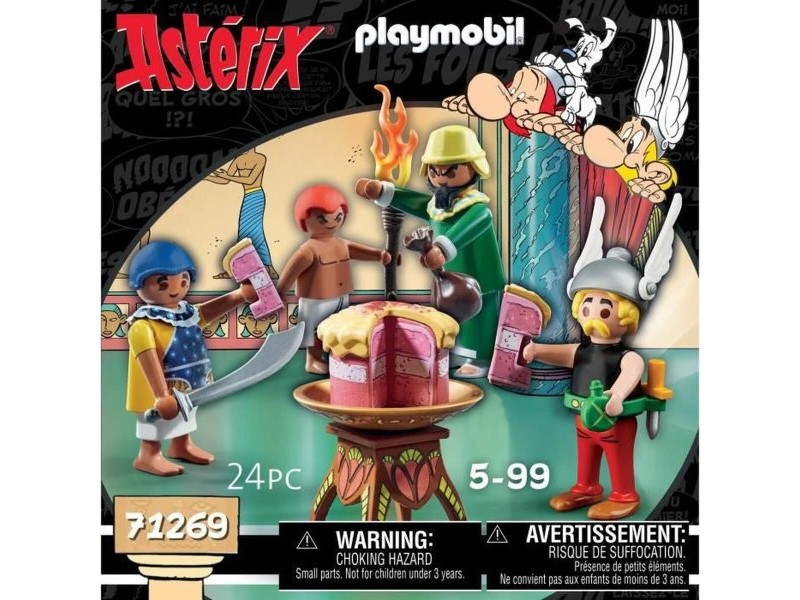 Playset Playmobil Asterix: Amonbofis and the poisoned cake 71268 24 Части