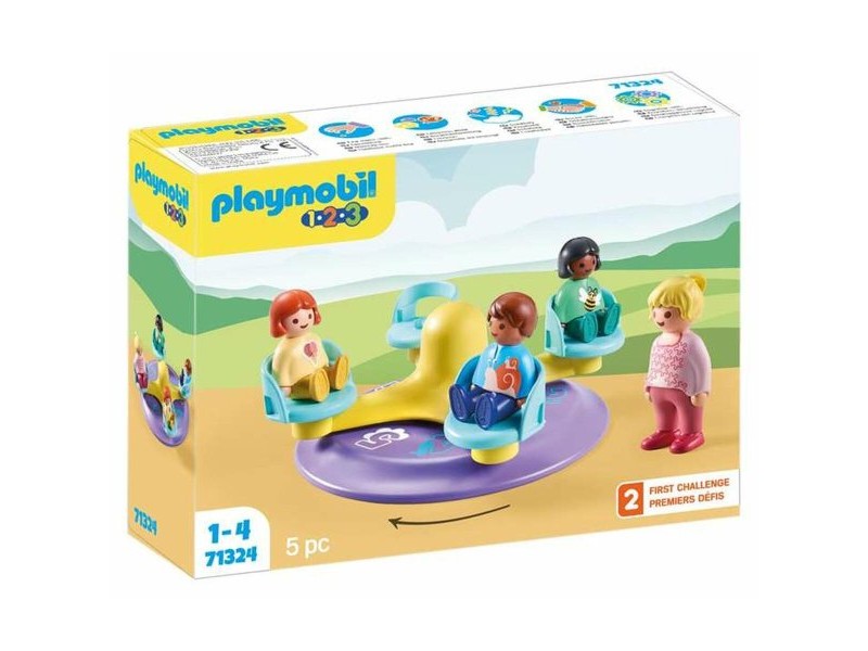 Playset Playmobil 71324 Въртележка 5 Части