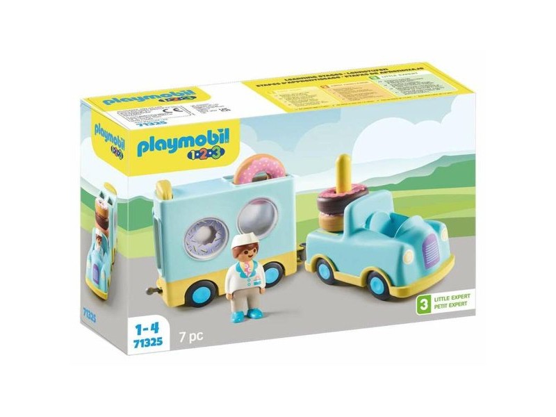 Playset Playmobil 71325 Камион Donut 7 Части