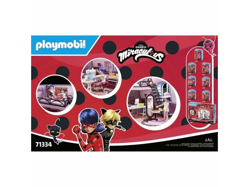 Playset Playmobil 71134 Miracolous 73 Части Playset Playmobil 71134 Miracolous 73 Части