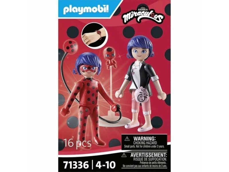 Playset Playmobil 71336 Miraculous: Marinette & Ladybug 16 Части