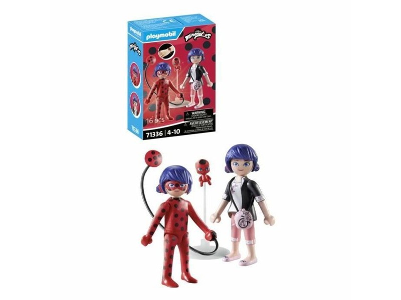 Playset Playmobil 71336 Miraculous: Marinette & Ladybug 16 Части