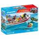 Playset Playmobil Action Heroes - Fireboat and Water Scooter 71464 52 Части Playset Playmobil Action Heroes - Fireboat and Water Scooter 71464 52 Части