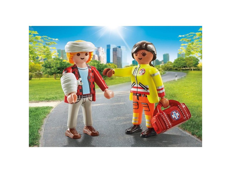 Playset Playmobil 71506 доктор 6 Части