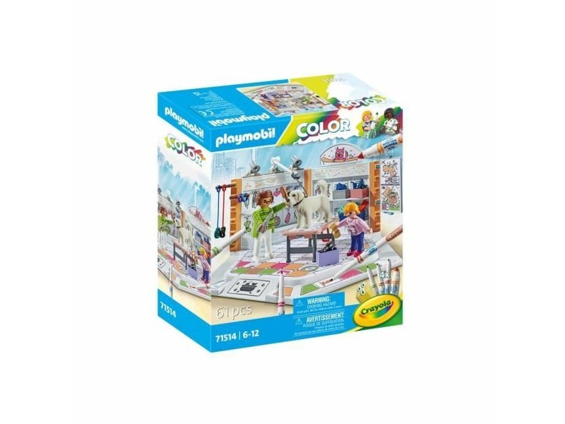 Playset Playmobil Color 71514 Grooming Salon 61 Части