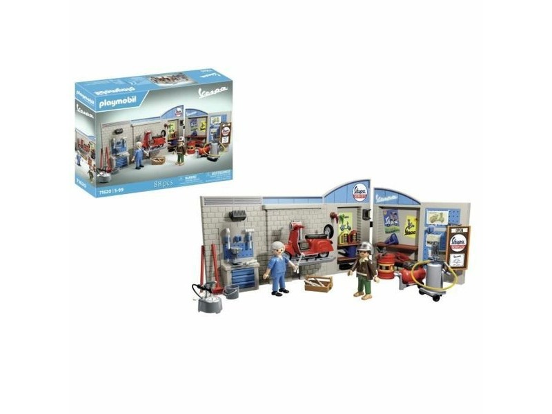 Playset Playmobil Vespa Retro Garage