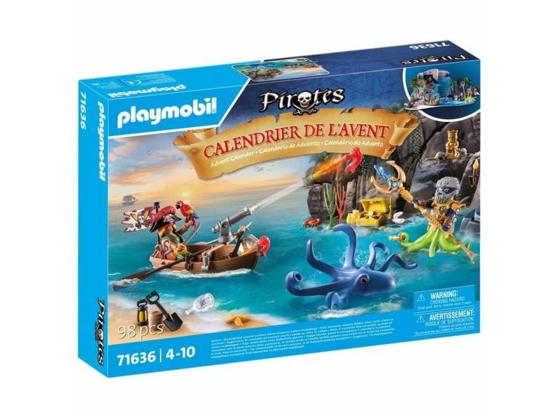 Коледен Календар Playmobil 71636 Pirate Advent Calendar Пластмаса