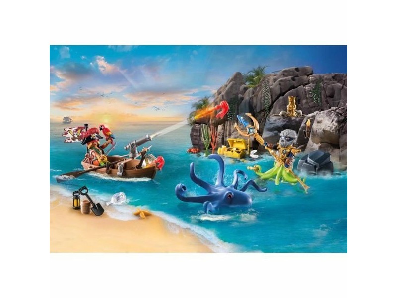 Коледен Календар Playmobil 71636 Pirate Advent Calendar Пластмаса