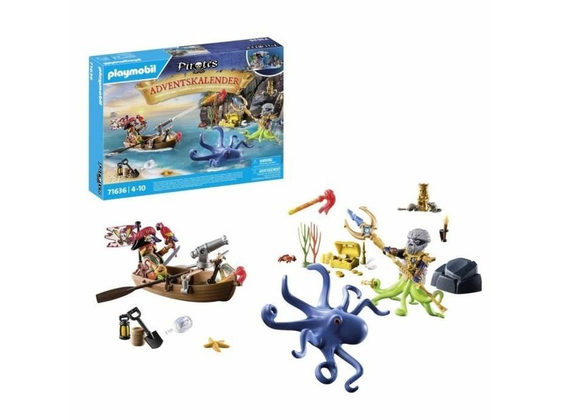 Коледен Календар Playmobil 71636 Pirate Advent Calendar Пластмаса