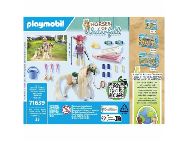 Playset Playmobil 71639 Ellie with horse 33 Части