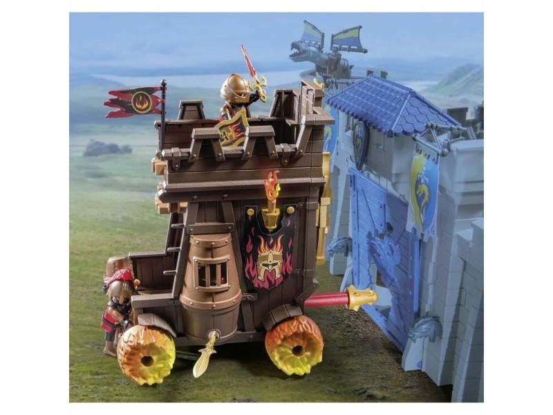 Playset Playmobil 71643 - Burnham Raiders tank 68 Части