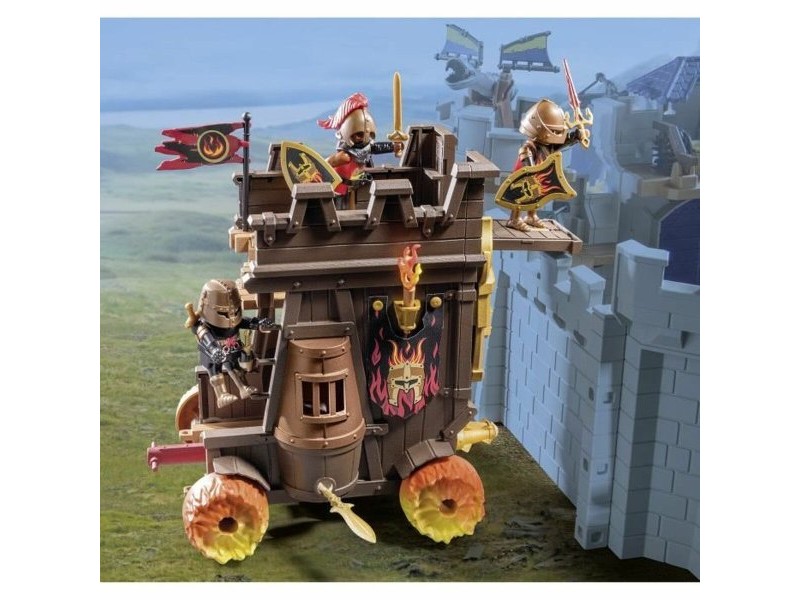 Playset Playmobil 71643 - Burnham Raiders tank 68 Части
