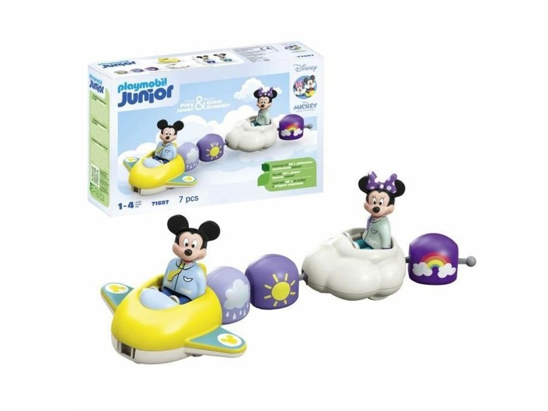 Playset Playmobil Mickey Junior 71697 7 Части