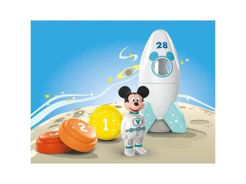 Playset Playmobil Junior 71771 Mickey astronaut Disney 5 Части