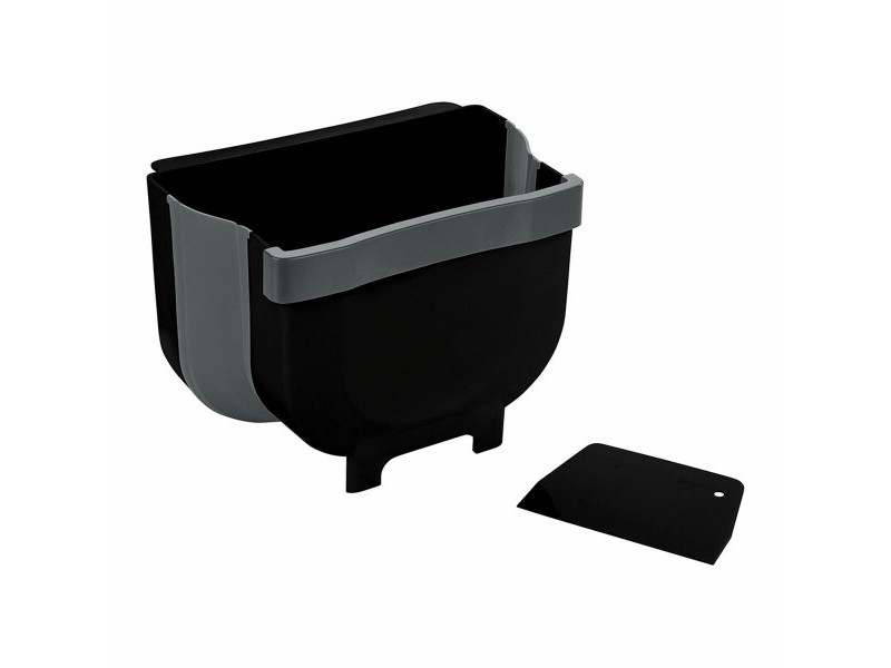 Кошче за боклук за врата на шкаф Wenko Fago 55028100 5 L Черен Сгъваем