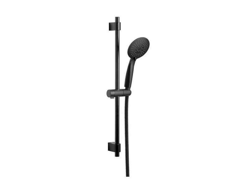 Комплект за Душ Wenko Young Line 25451100 Матово черно Неръждаема стомана Ø 19 mm 66 cm
