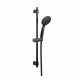 Комплект за Душ Wenko Young Line 25451100 Матово черно Неръждаема стомана Ø 19 mm 66 cm