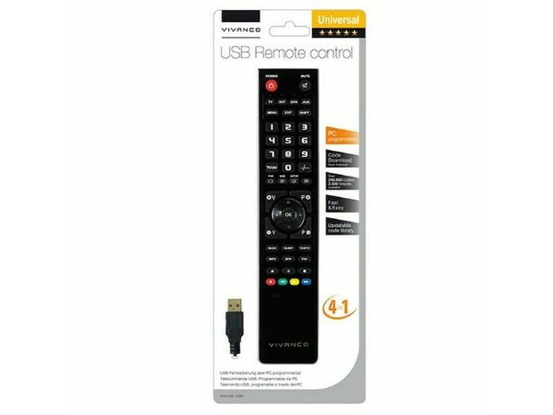 Универсално дистанционно управление Vivanco 37600 UR40USB Универсално дистанционно управление Vivanco 37600 UR40USB