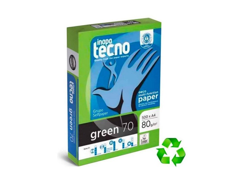 Хартия за Печат Engel green 70 500 Листи Бял Зелен A4