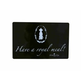 Килимче Trixie Have a royal meal Черен Пластмаса 44 × 28 cm