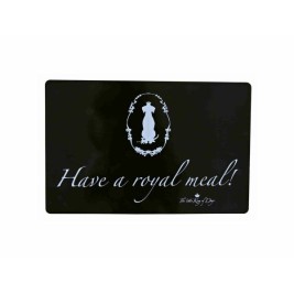 Килимче Trixie Have a royal meal Черен Пластмаса 44 × 28 cm