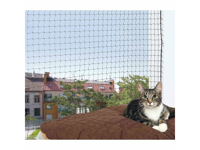 Мрежа за безопасност Trixie Черен 8 x 3 m